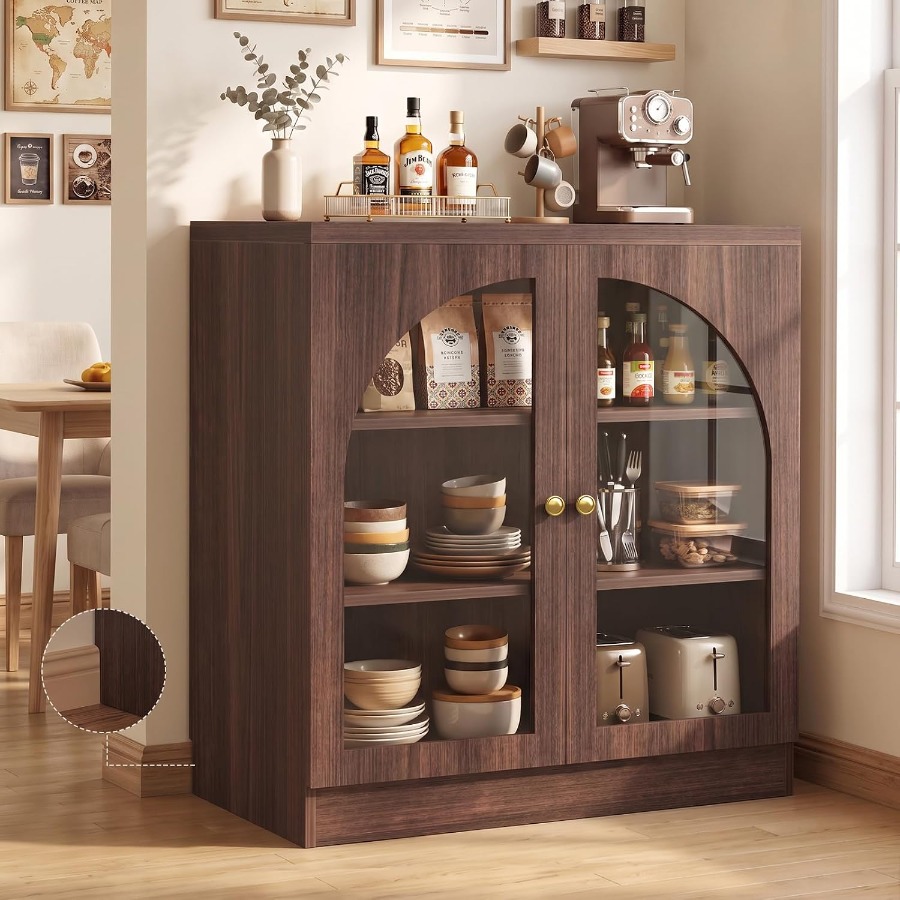 Storage & Organization - 31.5인치 사이드보드 뷔페 수납장, 식탁 옆에