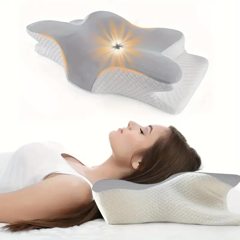 Anti Snore Contour Pillow - 메모리 폼 베개 나비 모양의 편안한