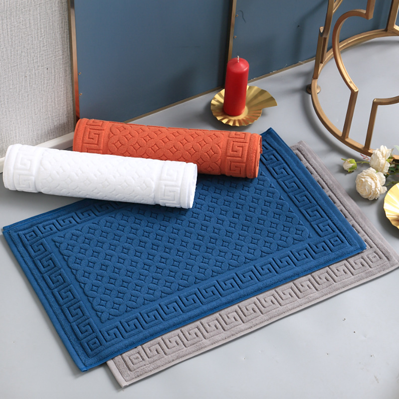 Quick Dry Diatomite Bath Mat - 고급 45x75cm 면 목욕 타월 매트
