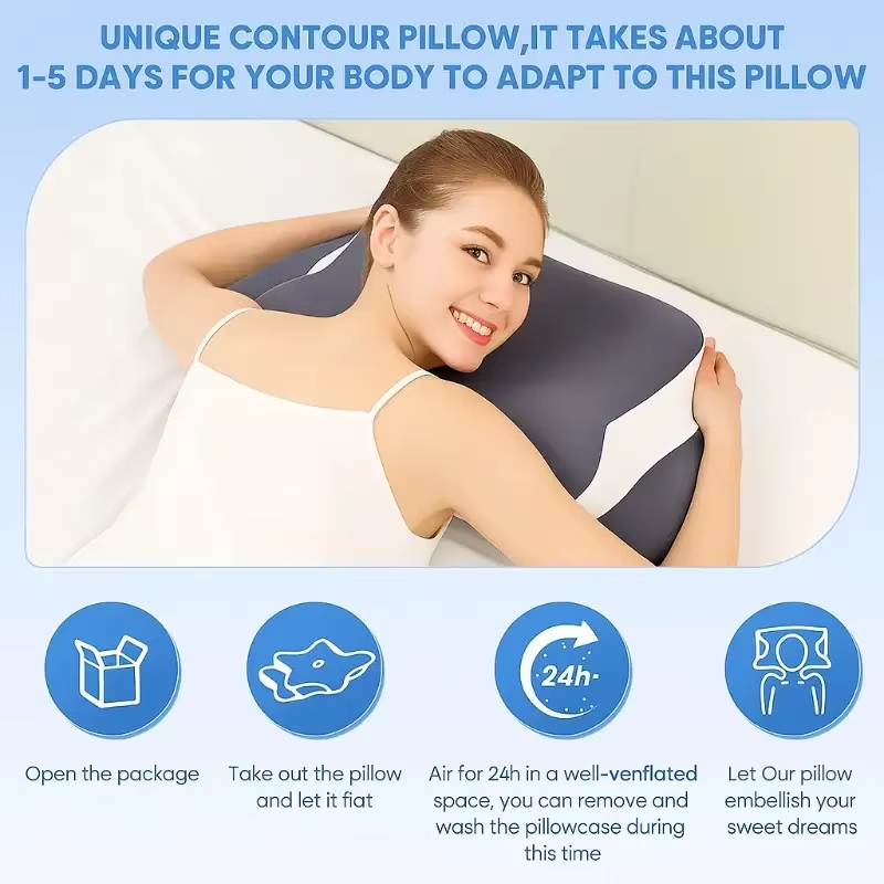 나비 모양의 특별한 디자인으로 제작된 메모리폼 소재의  - Anti Snore Contour Pillow 리뷰 및 가격