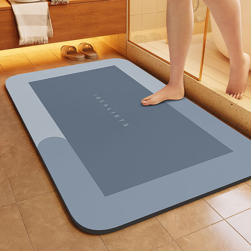 미끄럼 방지 빠른 건조 흡수성 욕실 매트, 욕실 입구용 - Quick Dry Diatomite Bath Mat 리뷰 및 가격