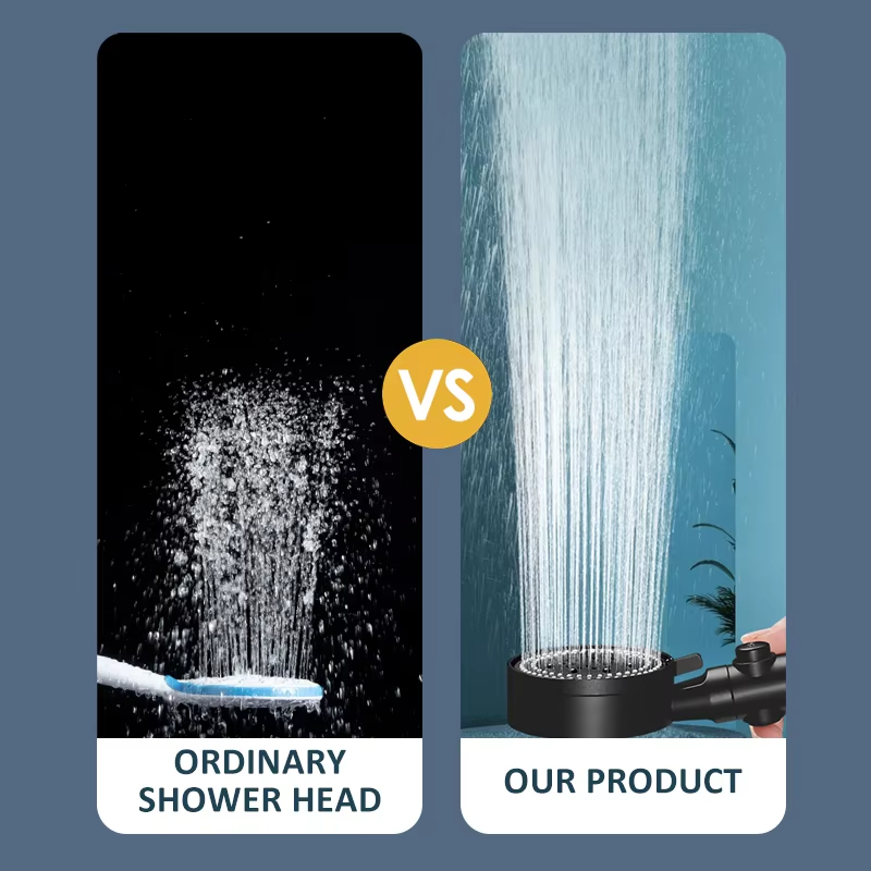 샤워 헤드 절수형 블랙 5가지 모드 조절 가능 고압 샤 - High Pressure Shower Head Handheld 리뷰 및 가격
