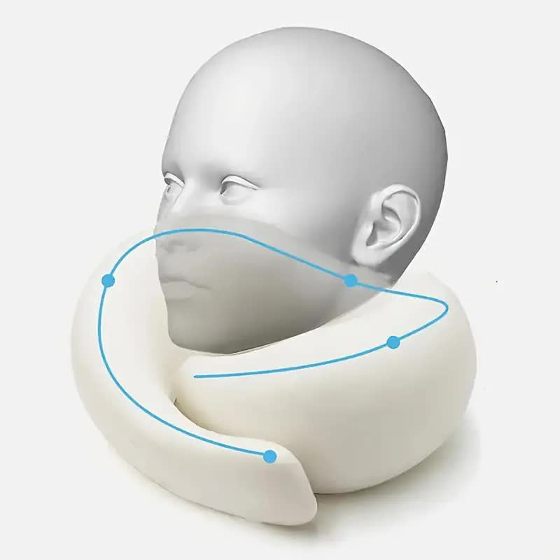 여행용 목베개 메모리폼 U자형 베개 달팽이 모양 여행용 - Anti Snore Contour Pillow 리뷰 및 가격