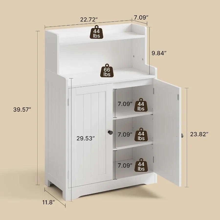 욕실 수납장 세트: 흰색 MDF 소재, 습기에 강한 마 - Storage & Organization 리뷰 및 가격