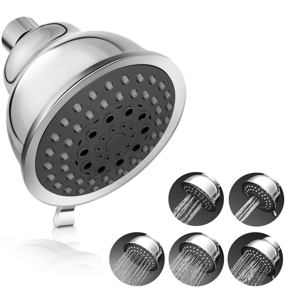 고압 핸드헬드 샤워 헤드 5단계 조절 가능 절수형 욕실 - High Pressure Shower Head Handheld 리뷰 및 가격