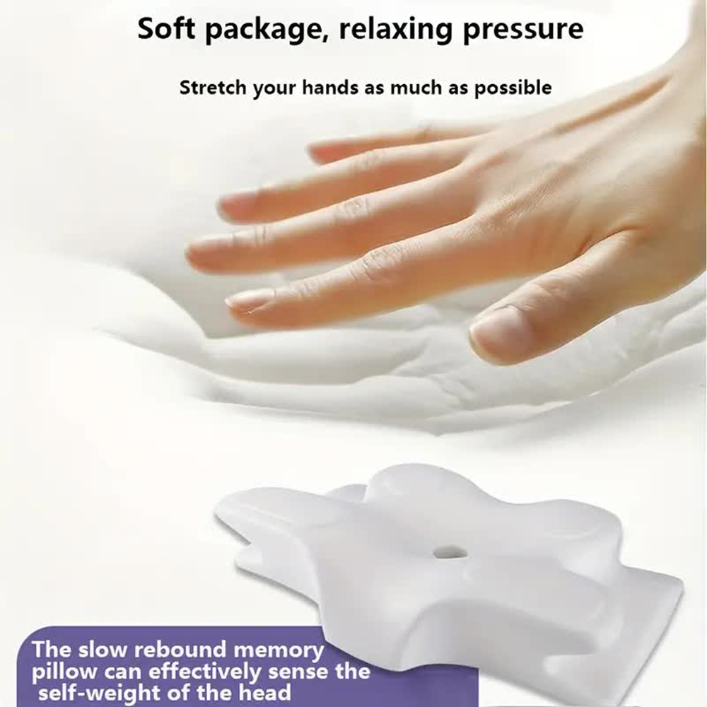 메모리 폼 베개 나비 모양의 편안한 자궁 경부 느린 리 - Anti Snore Contour Pillow 리뷰 및 가격